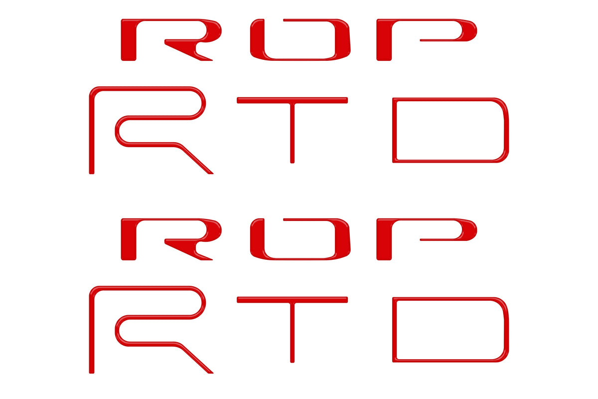 Bed Side Letter Inserts Fits 2022-2023 Toyota Tacoma TRD Pro