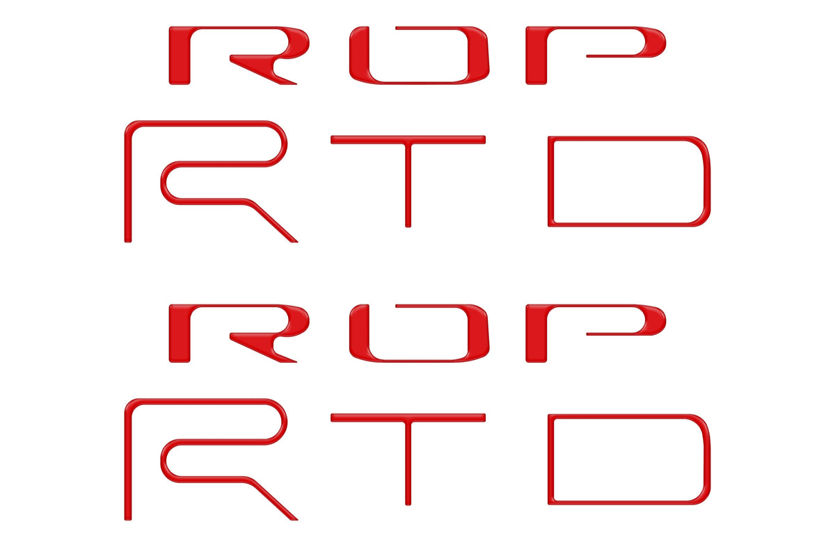 Bed Side Letter Inserts Fits 2022-2023 Toyota Tacoma TRD Pro