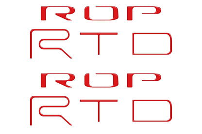 Bed Side Letter Inserts Fits 2022-2023 Toyota Tacoma TRD Pro