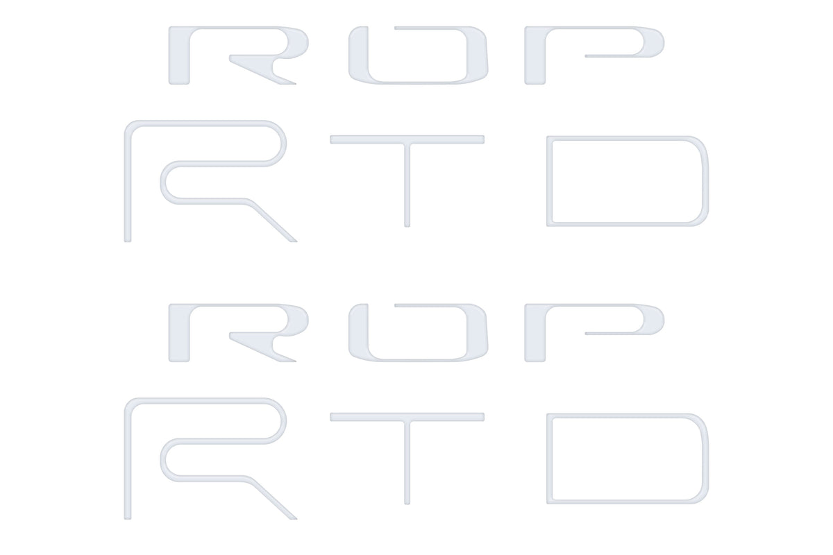 Bed Side Letter Inserts Fits 2022-2023 Toyota Tacoma TRD Pro