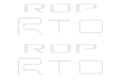 Bed Side Letter Inserts Fits 2022-2023 Toyota Tacoma TRD Pro