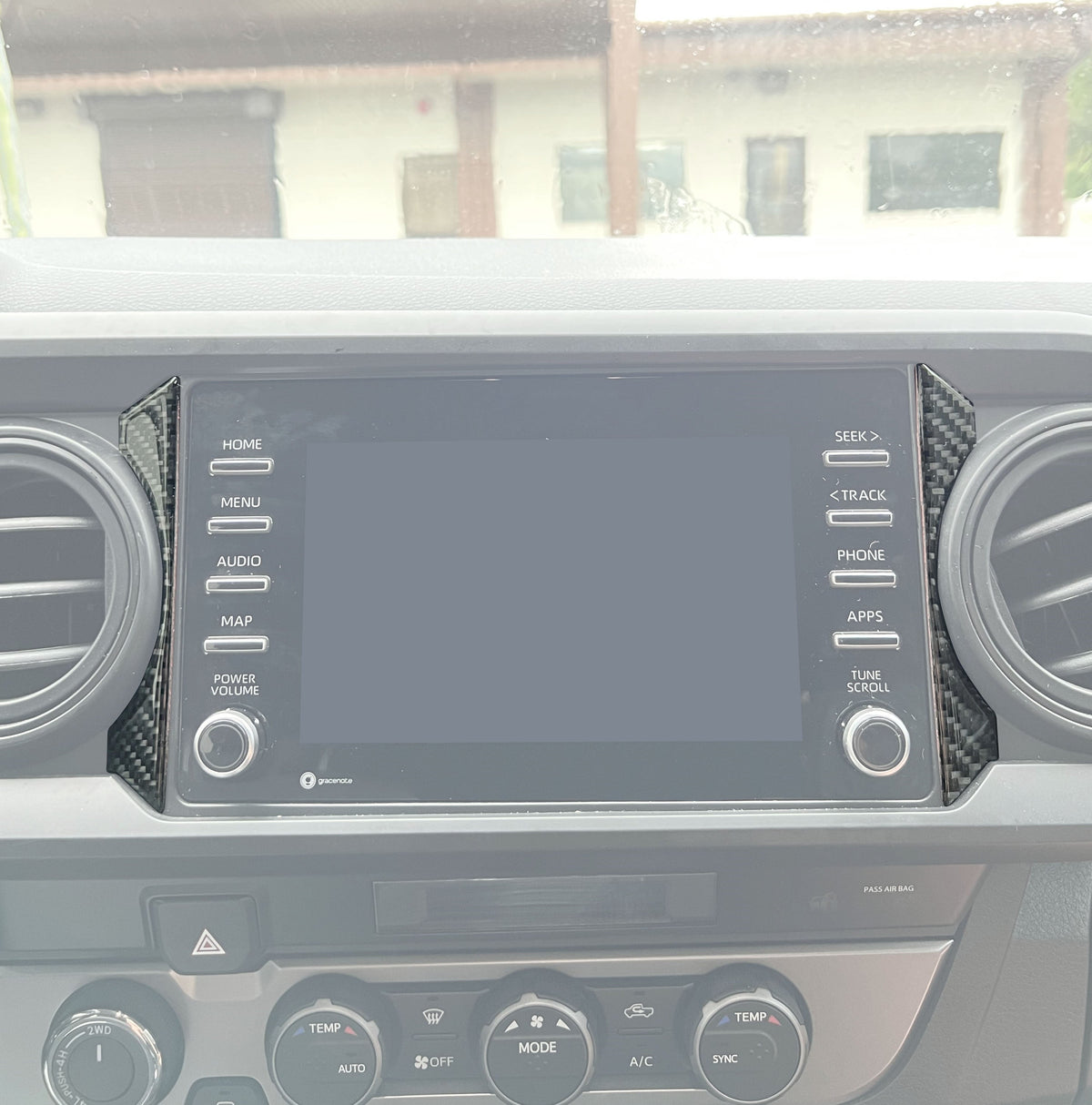 Outer Radio Accent Trim Fits 2016-2023 Toyota Tacoma
