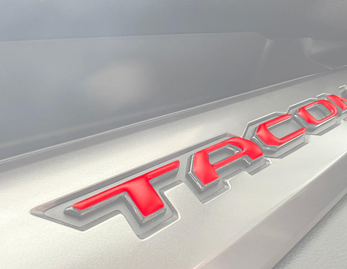 Glovebox Letter Overlays Fits 2024-2027 Toyota Tacoma