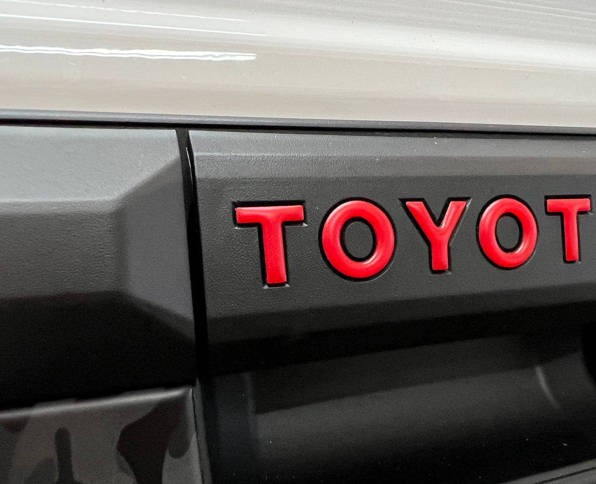 Tailgate Handle Letter Inserts Fits 2024-2027 Toyota Tacoma