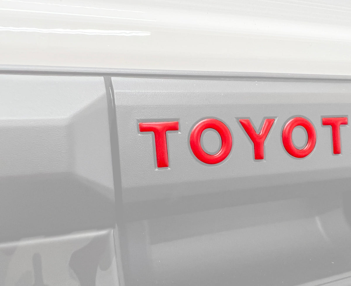 Tailgate Handle Letter Inserts Fits 2024-2027 Toyota Tacoma