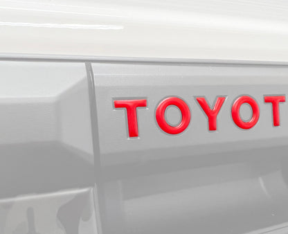 Tailgate Handle Letter Inserts Fits 2024-2027 Toyota Tacoma
