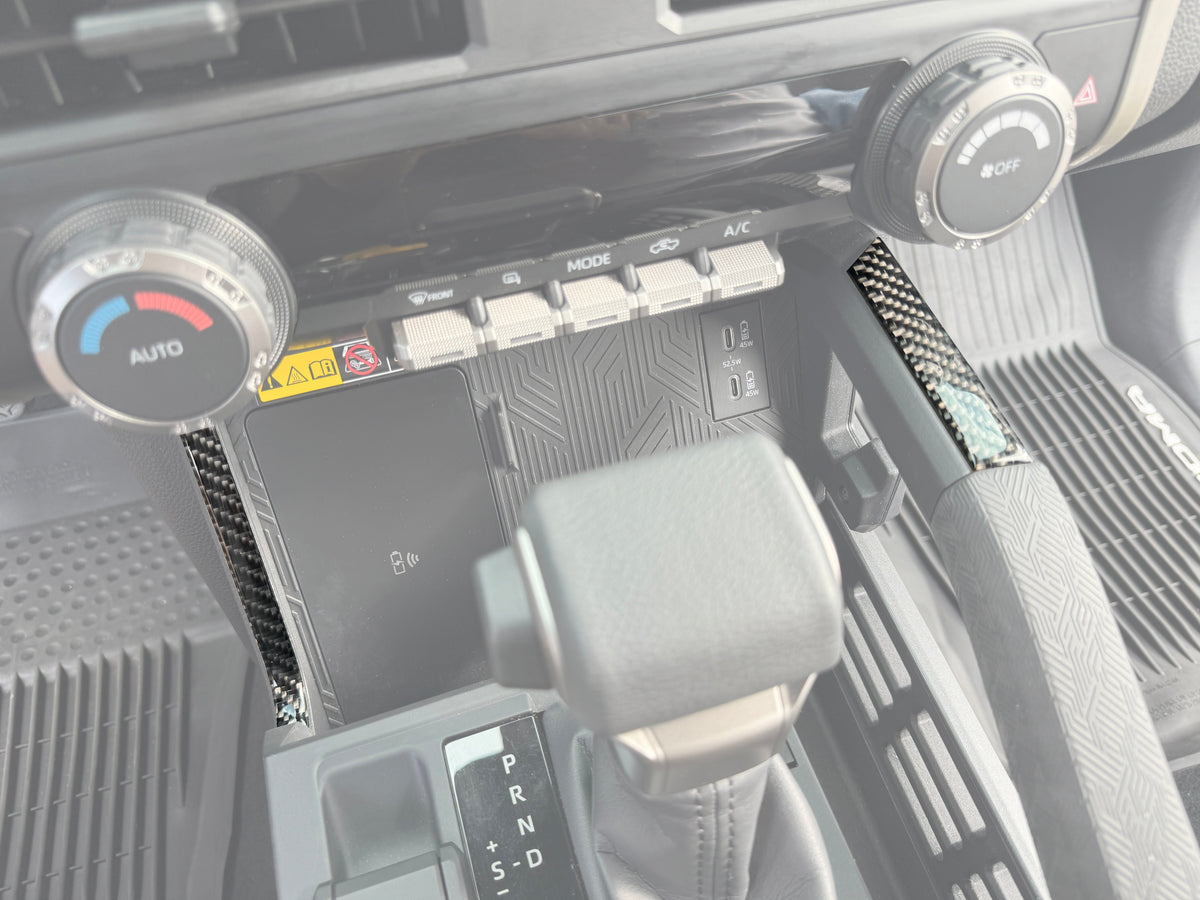 Center Console Lines Accent Trim Fits 2024-2027 Toyota Tacoma & 2025-2027 4Runner