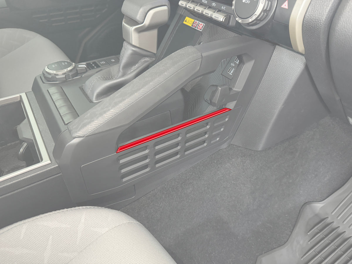 Center Storage Line Accent Trim Fits 2024-2027 Toyota Tacoma & 2025-2027 4Runner