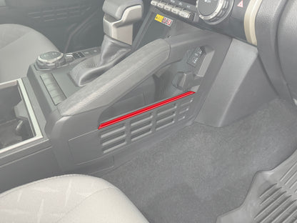 Center Storage Line Accent Trim Fits 2024-2027 Toyota Tacoma & 2025-2027 4Runner