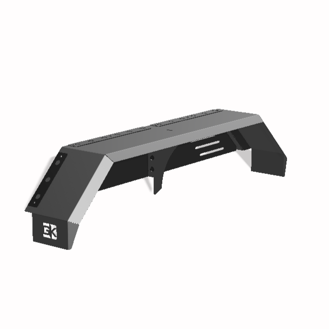 Heavy Duty Weld on DIY Drive Over Trailer Fender Kit Bare Steel - Pair