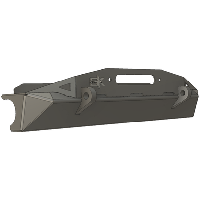 Front Diamond Series Stubby Bumper for Jeep TJ Wrangler (97-06)