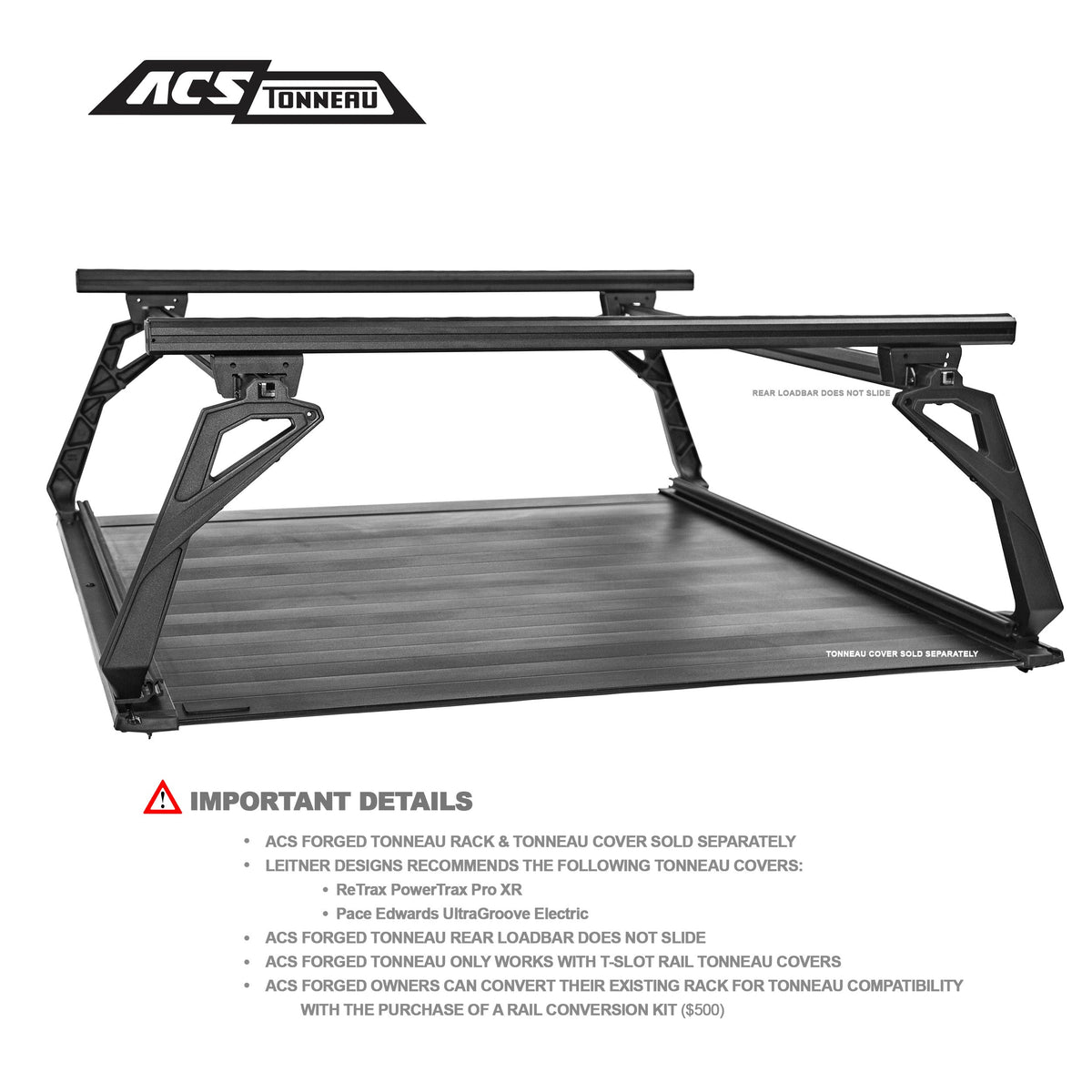 ACS FORGED TONNEAU - RACK ONLY - Toyota