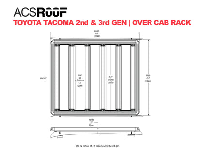 ACS ROOF | Over Cab Platform Rack for TOYOTA TACOMA GEN 4