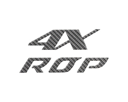 Pro 4x Emblem Letter Overlays Fits 2022-2025 Nissan Titan