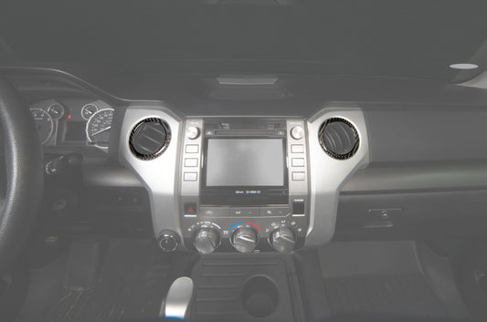 A/C Vent Rings(Covers Chrome) Fits 2014-2021 Toyota Tundra