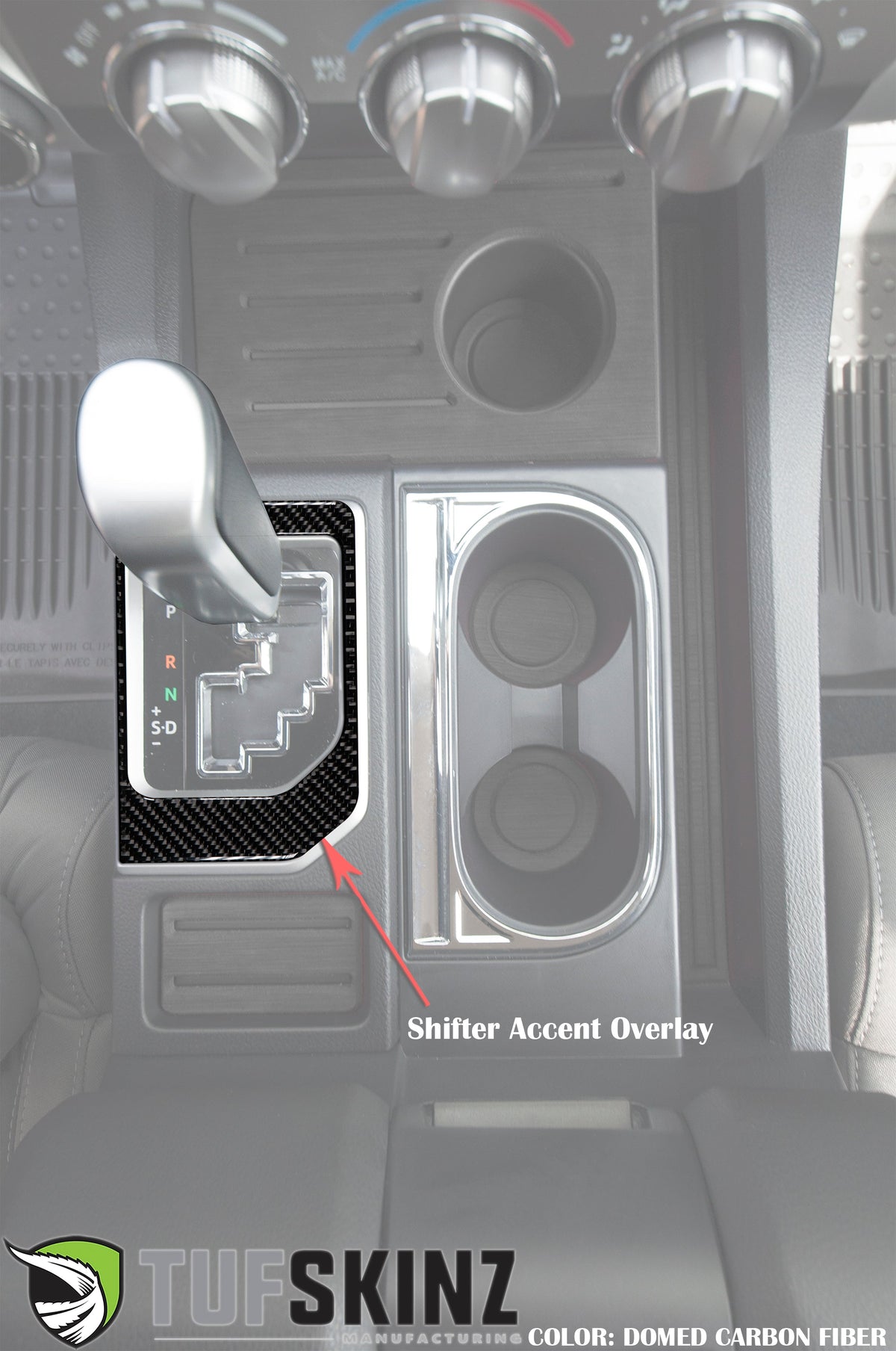 Center Console Shifter Accent Trim Fits 2014-2021 Toyota Tundra