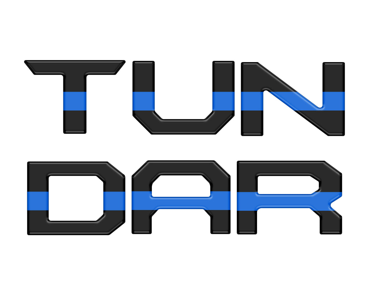 Lower Grille Letter Inserts Fits 2022-2027 Toyota Tundra