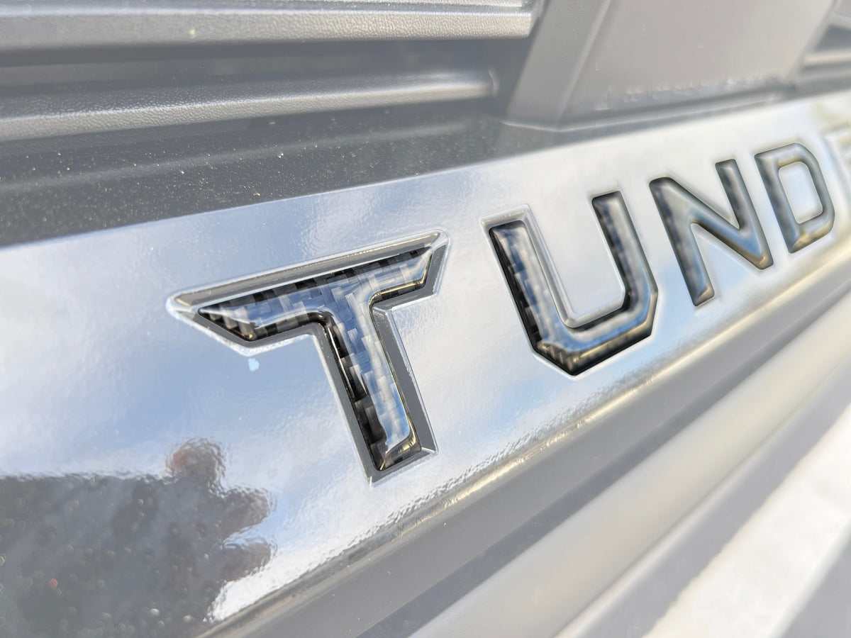 Lower Grille Letter Inserts Fits 2022-2027 Toyota Tundra
