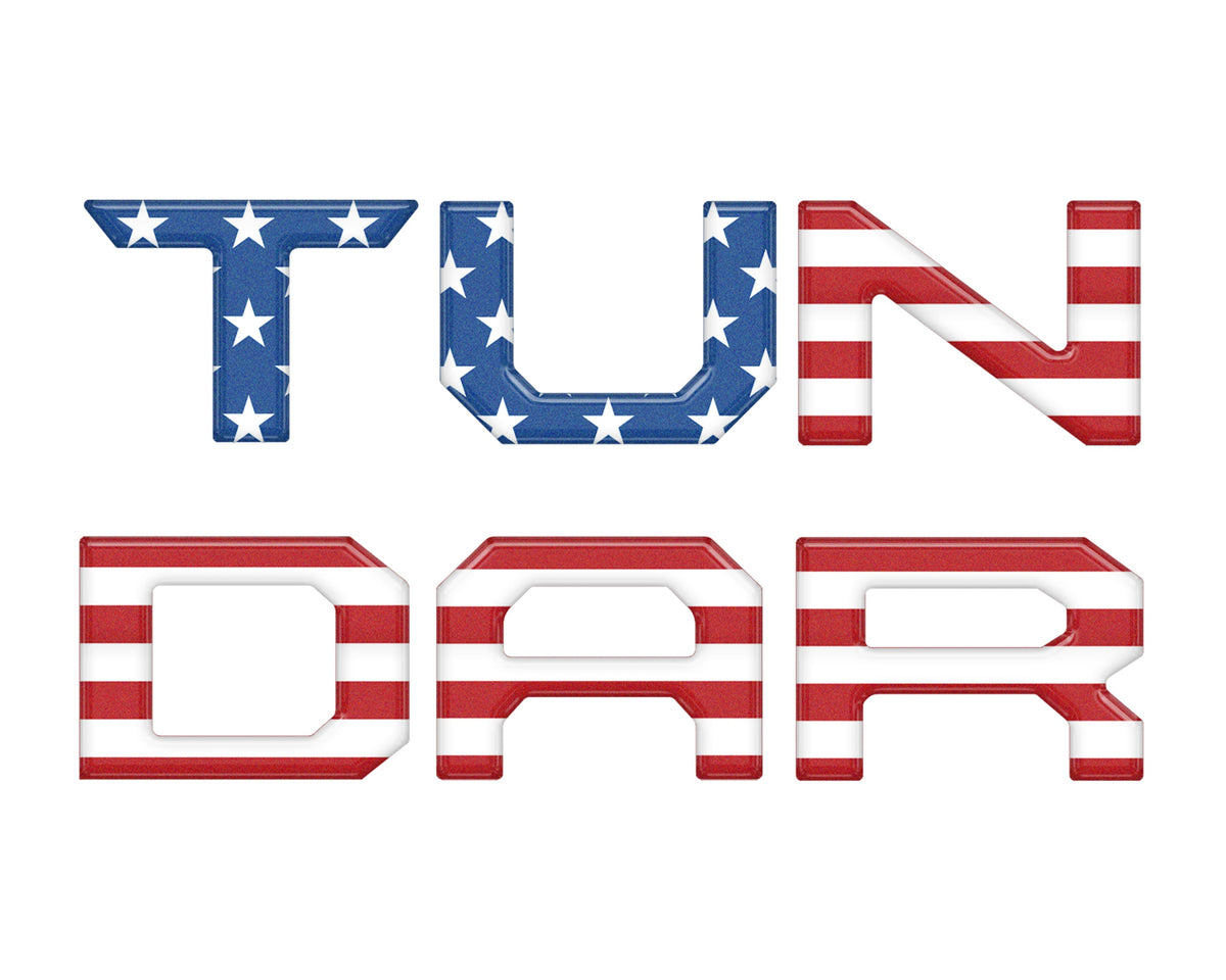 Lower Grille Letter Inserts Fits 2022-2027 Toyota Tundra