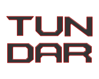 Lower Grille Letter Inserts Fits 2022-2027 Toyota Tundra
