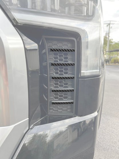 Side Air Intake Line Accent Trim Fits 2022-2027 Toyota Tundra