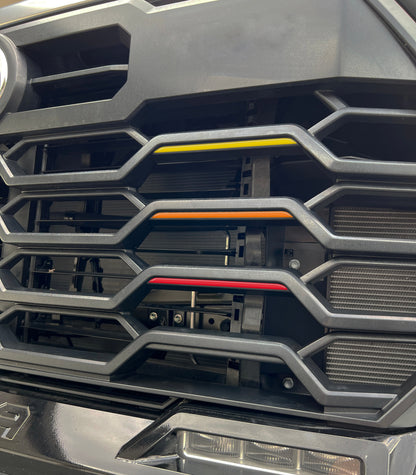 TRD Grille TRI-Color Line Inserts Fits 2022-2027 Toyota Tundra & 2023-2027 Toyota Sequoia
