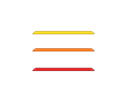 TRD Grille TRI-Color Line Inserts Fits 2022-2027 Toyota Tundra & 2023-2027 Toyota Sequoia