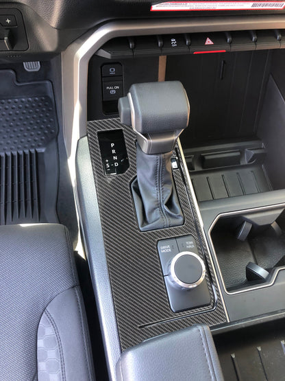 Center Console Overlay Fits 2022-2027 Toyota Tundra & 2023-2027 Toyota Sequoia