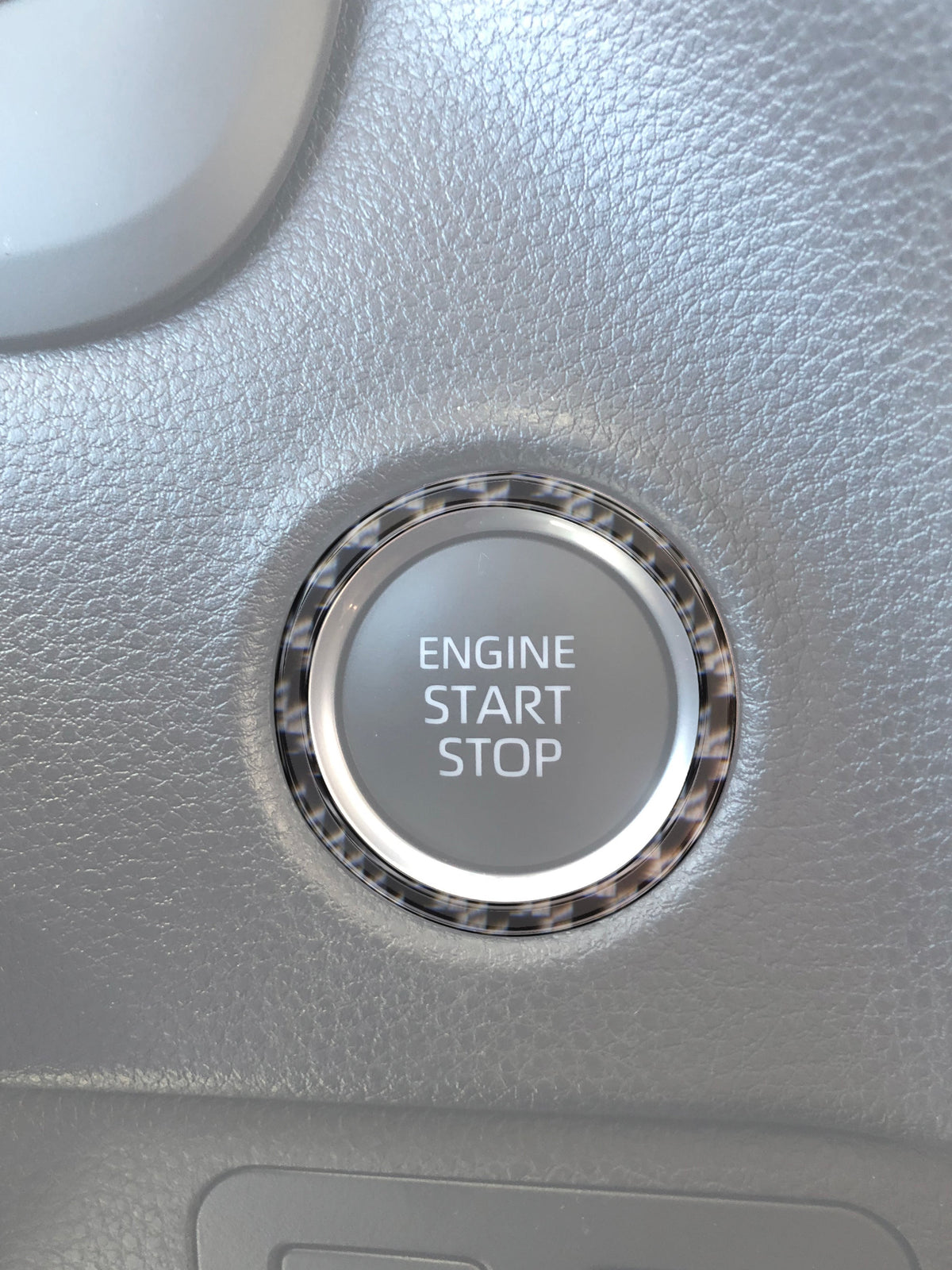 Push to Start Button Accent Trim Fits 2022-2027 Toyota Tundra & 2023-2027 Toyota Sequoia