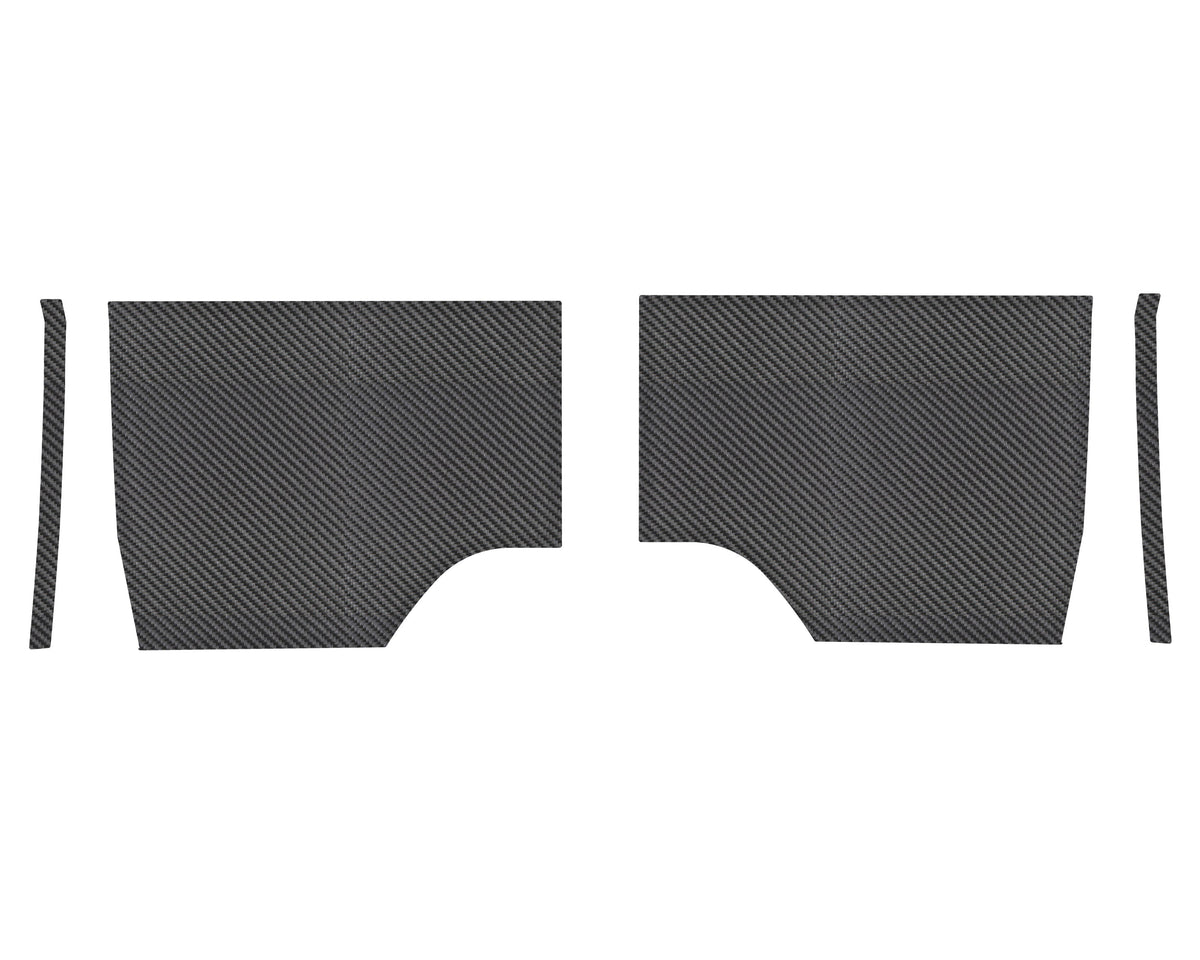 Rear Bumper Side Overlays Fits 2022-2027 Toyota Tundra