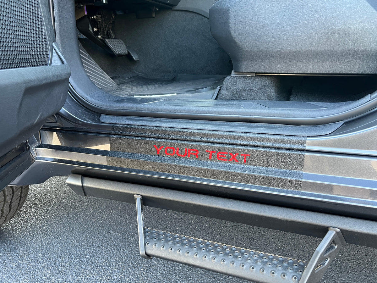 Door Sill Protection Overlays Fits 2022-2027 Toyota Tundra