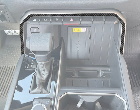 Upper Center Console Line Accent Trim Fits 2022-2026 Toyota Tundra & 2023-2026 Toyota Sequoia
