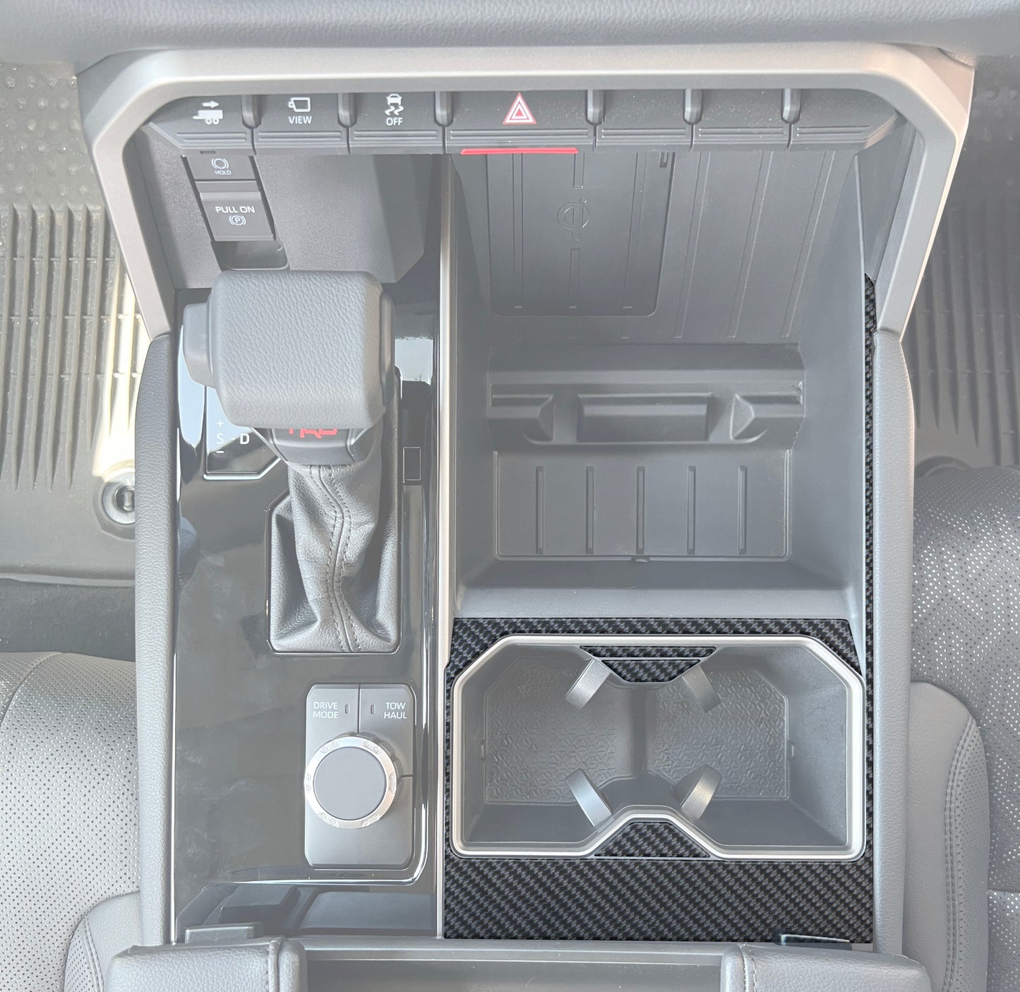Center Cup Holder Accent Trim Fits 2022-2026 Toyota Tundra & 2023-2026 Toyota Sequoia
