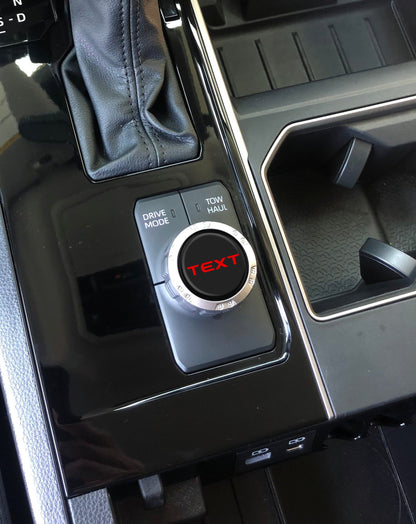 Badge for Drive Mode Selector Dial Fits 2022-2027 Toyota Tundra & 2023-2027 Toyota Sequoia