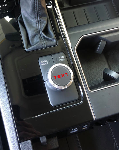 Badge for Drive Mode Selector Dial Fits 2022-2027 Toyota Tundra & 2023-2027 Toyota Sequoia