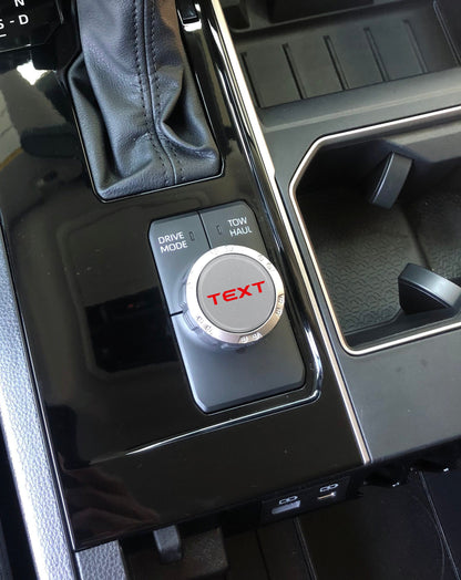 Badge for Drive Mode Selector Dial Fits 2022-2027 Toyota Tundra & 2023-2027 Toyota Sequoia