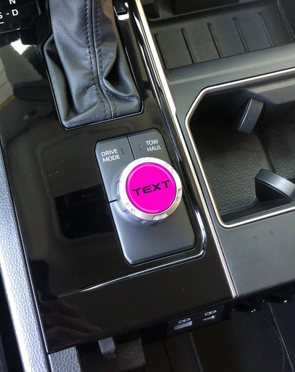 Badge for Drive Mode Selector Dial Fits 2022-2027 Toyota Tundra & 2023-2027 Toyota Sequoia