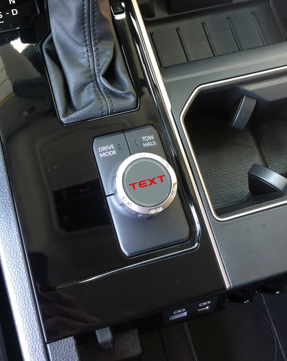 Badge for Drive Mode Selector Dial Fits 2022-2027 Toyota Tundra & 2023-2027 Toyota Sequoia