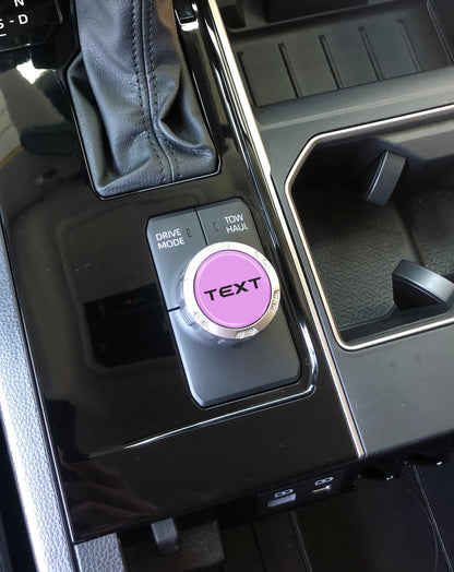 Badge for Drive Mode Selector Dial Fits 2022-2027 Toyota Tundra & 2023-2027 Toyota Sequoia