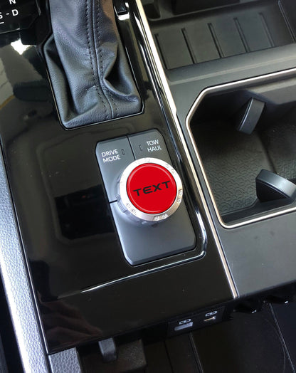 Badge for Drive Mode Selector Dial Fits 2022-2027 Toyota Tundra & 2023-2027 Toyota Sequoia