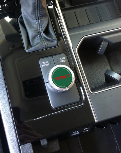 Badge for Drive Mode Selector Dial Fits 2022-2027 Toyota Tundra & 2023-2027 Toyota Sequoia