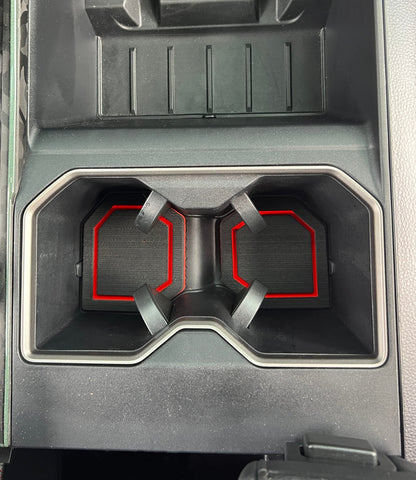 Cup Holder Foam Inserts Fits 2022-2027 Toyota Tundra & 2023-2027 Toyota Sequoia