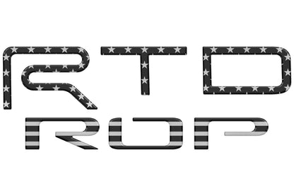 TRD Pro Tailgate Letter Inserts Fits 2022-2027 Toyota Tundra