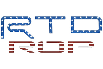 TRD Pro Tailgate Letter Inserts Fits 2022-2027 Toyota Tundra