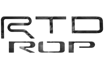 TRD Pro Tailgate Letter Inserts Fits 2022-2027 Toyota Tundra