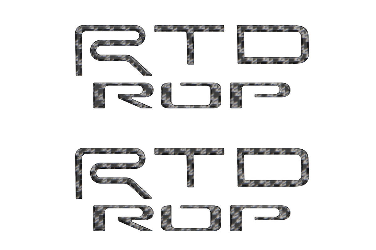 Hood Louver Letter Overlays Fits 2022-2027 Toyota Tundra TRD Pro