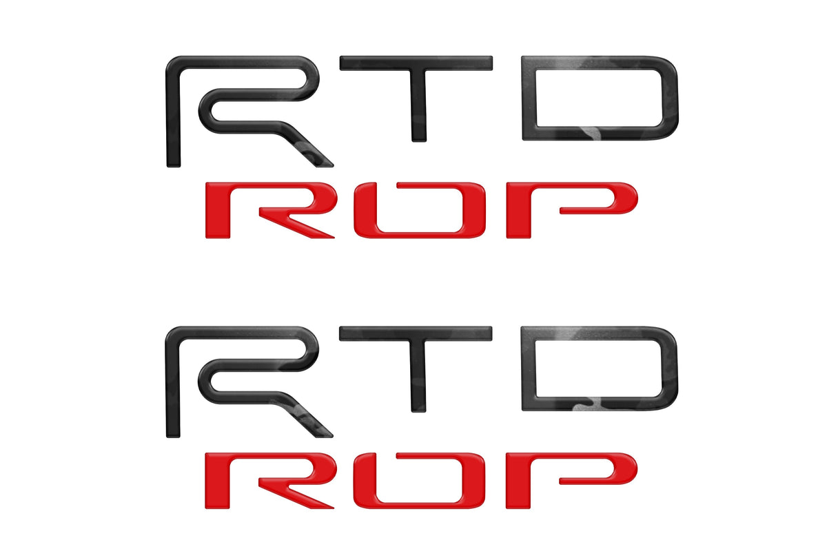 Hood Louver Letter Overlays Fits 2022-2027 Toyota Tundra TRD Pro