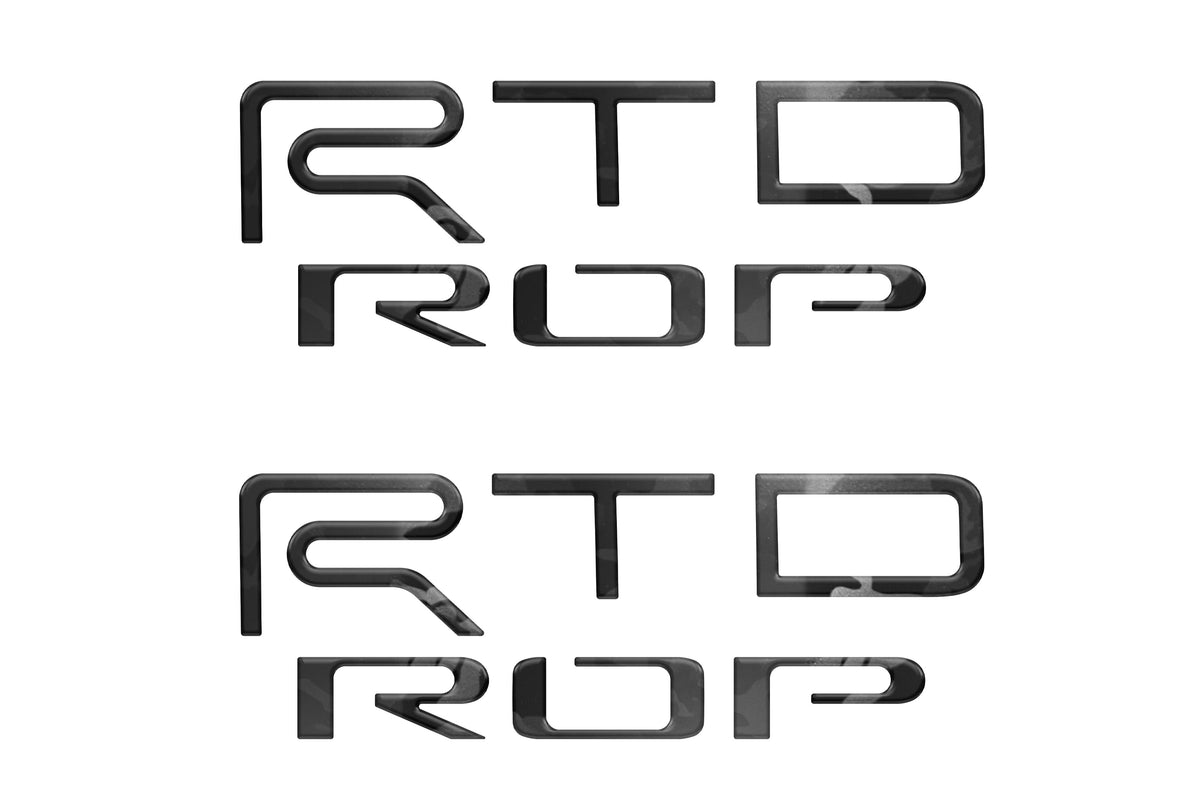 Hood Louver Letter Overlays Fits 2022-2027 Toyota Tundra TRD Pro