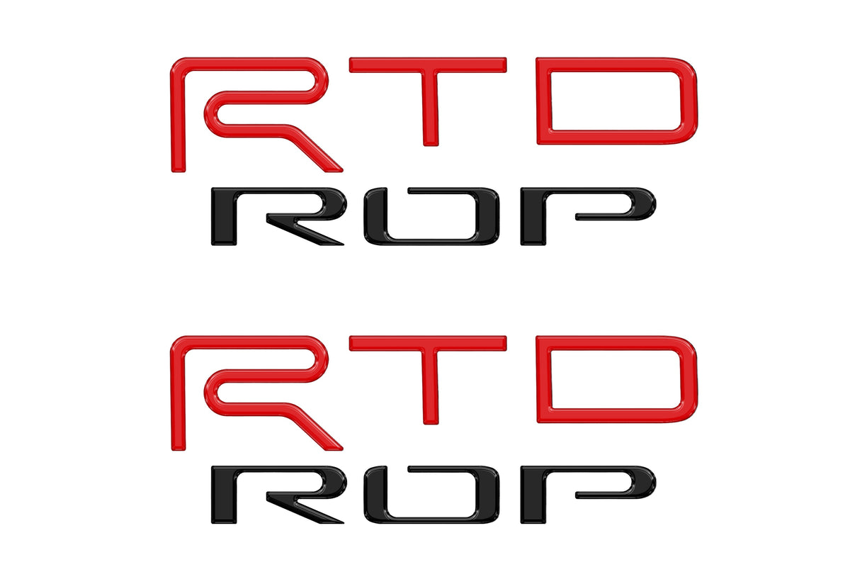 Hood Louver Letter Overlays Fits 2022-2027 Toyota Tundra TRD Pro