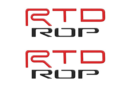 Hood Louver Letter Overlays Fits 2022-2027 Toyota Tundra TRD Pro
